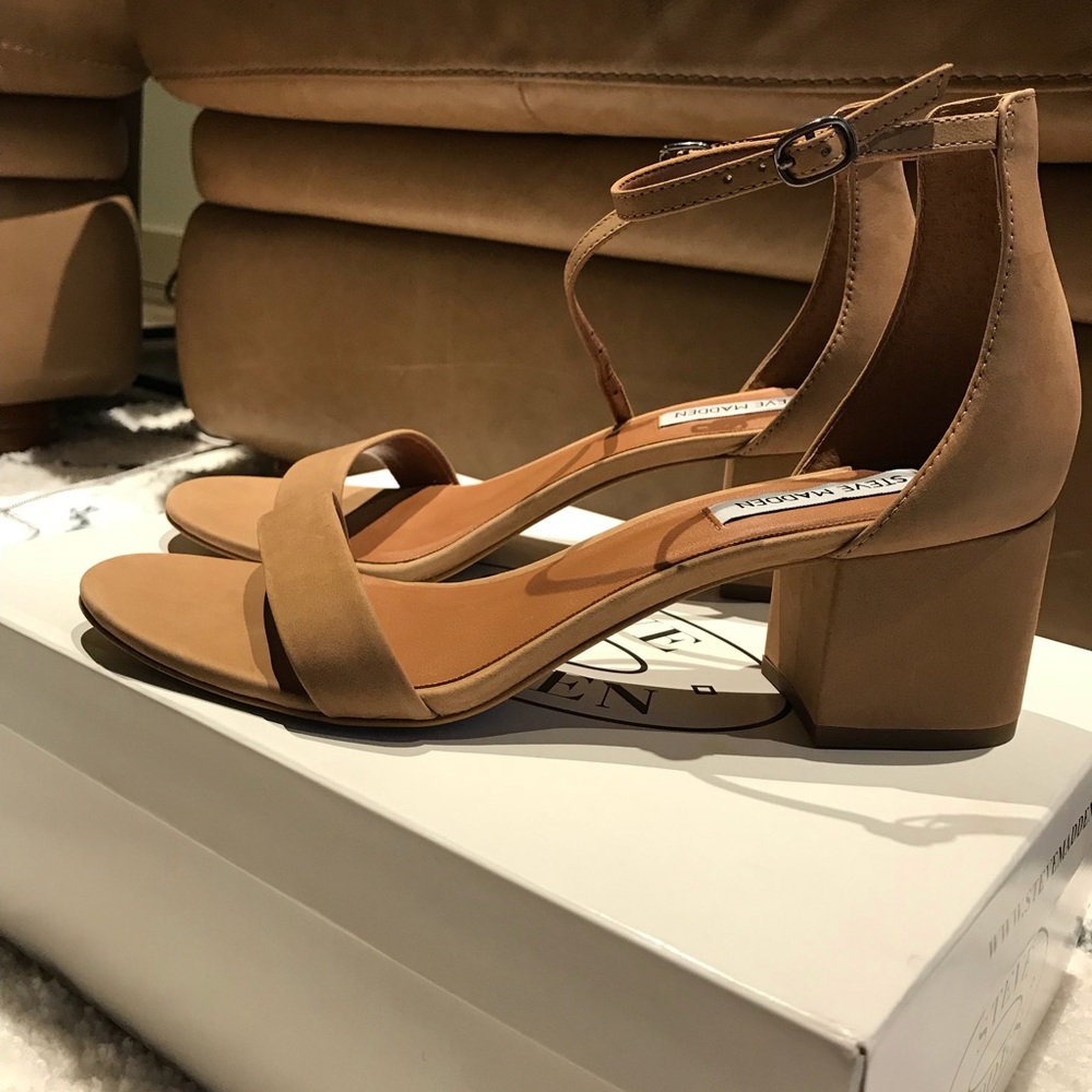 Irene’s Tan Nubuck Sandals